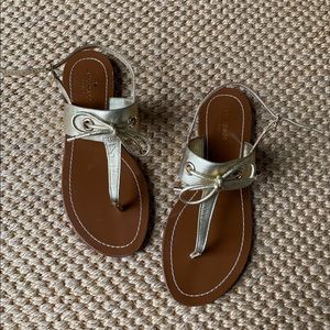 Kate Spade Gold Sandals